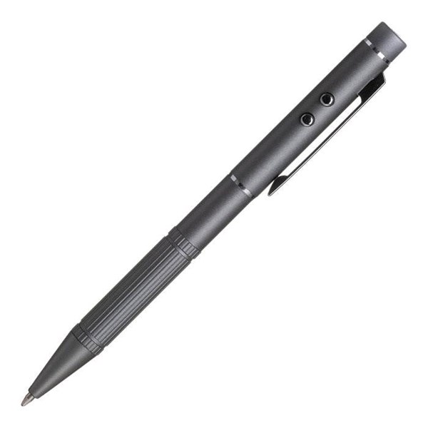 Obrázky: Šedé guličkové pero s laserovým ukazovadlom a LED, Obrázok 3