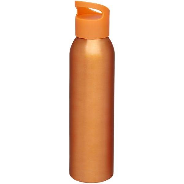 Obrázky: Oranžová hliníková športová fľaša 650ml, Obrázok 11