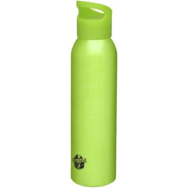 Obrázky: Limetková zelená hliníková športová fľaša 650ml, Obrázok 15