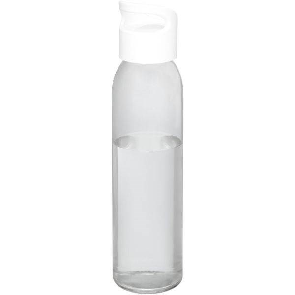 Obrázky: Sklenená športová fľaša 500ml, biela, Obrázok 15
