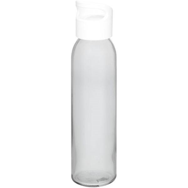 Obrázky: Sklenená športová fľaša 500ml, biela, Obrázok 17