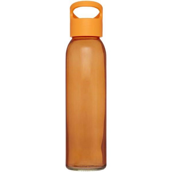Obrázky: Sklenená športová fľaša 500ml, oranžová, Obrázok 18