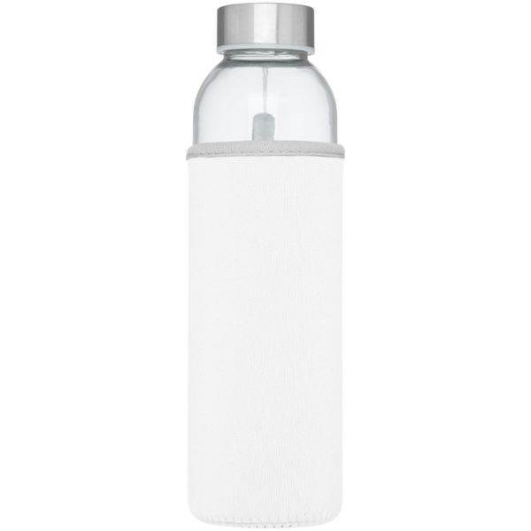 Obrázky: Biela sklenená športová fľaša, 500ml, Obrázok 15
