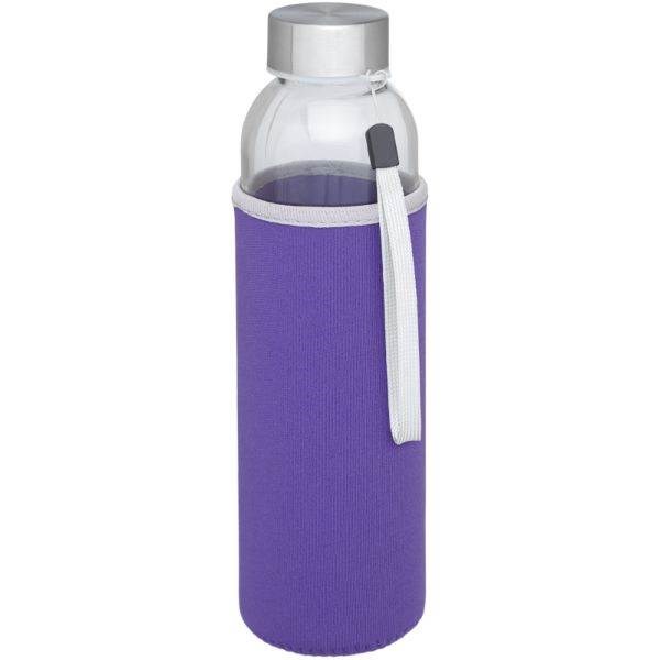 Obrázky: Purpurová sklenená športová fľaša, 500ml, Obrázok 13