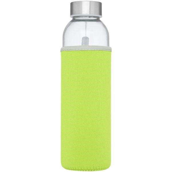Obrázky: Limetková zelená sklenená športová fľaša, 500ml, Obrázok 15
