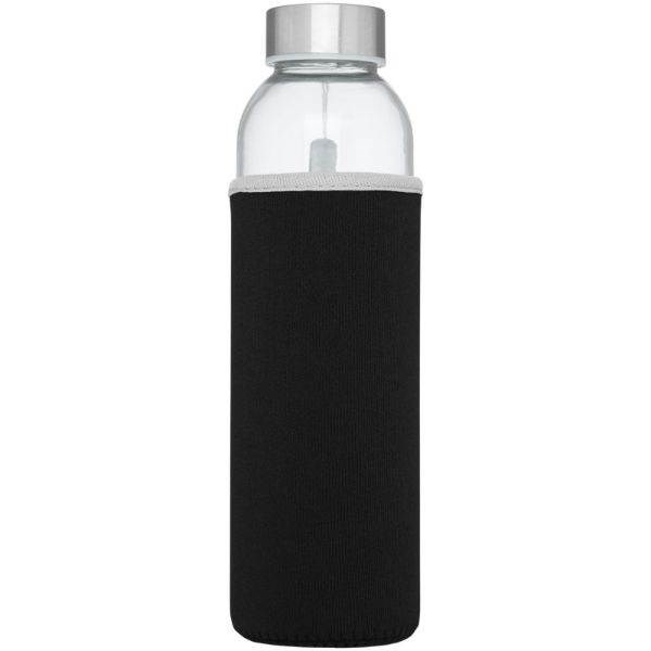 Obrázky: Čierna sklenená športová fľaša, 500ml, Obrázok 15