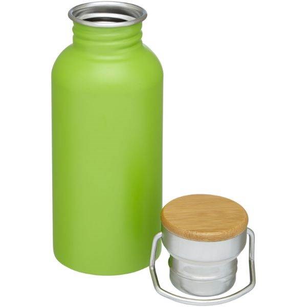 Obrázky: Nerezová športová fľaša 550ml, limetková zelená, Obrázok 14