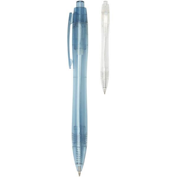 Obrázky: Transparentné modré RPET guličkové pero, ČN, Obrázok 13