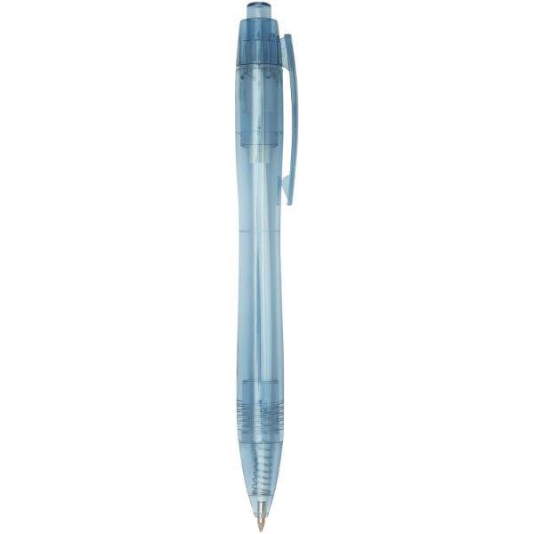 Obrázky: Transparentné modré RPET guličkové pero, ČN, Obrázok 18