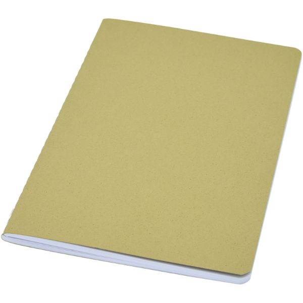 Obrázky: Poznámkový blok s obálkou z crush papieru, olivová, Obrázok 11