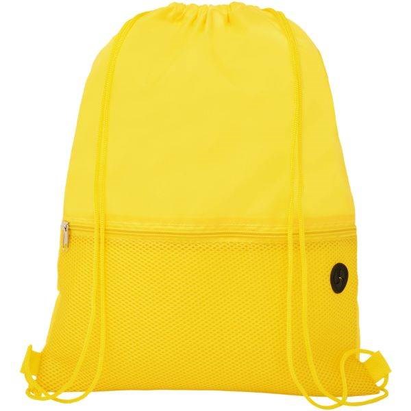 Obrázky: Žltý ruksak, 1 vrecko na zips, otvor slúchadlá, Obrázok 18