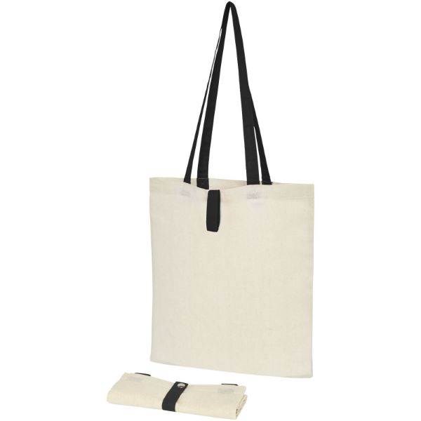 Obrázky: Prírodná nákupná taška, čierne rukoväte, BA 100g, Obrázok 20