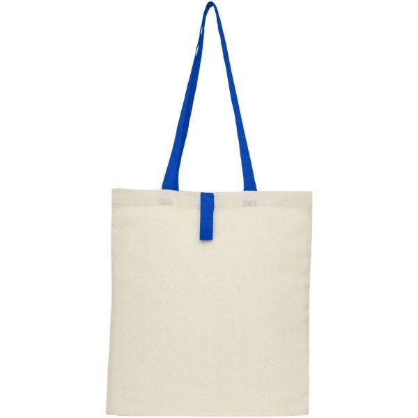 Obrázky: Prírodná nákupná taška, modré rukoväte, BA 100g, Obrázok 22