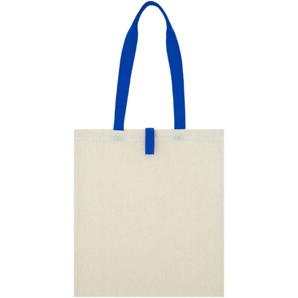 Obrázky: Prírodná nákupná taška, modré rukoväte, BA 100g, Obrázok 23