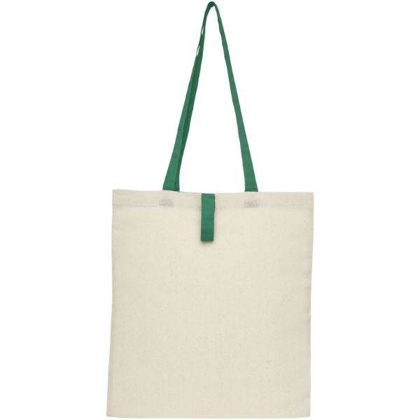 Obrázky: Prírodná nákupná taška, zelené rukoväte, BA 100g, Obrázok 22