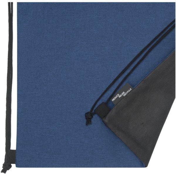 Obrázky: Tm.modrý/čierny melanž ruksak,vrecko na zips, RPET, Obrázok 18