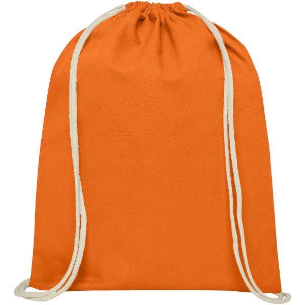 Obrázky: Oranžový ruksak z bavlny 140 g/m², Obrázok 12