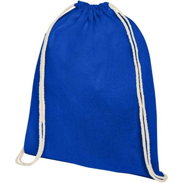 Obrázky: Stredne modrý ruksak z bavlny 140 g/m², Obrázok 11