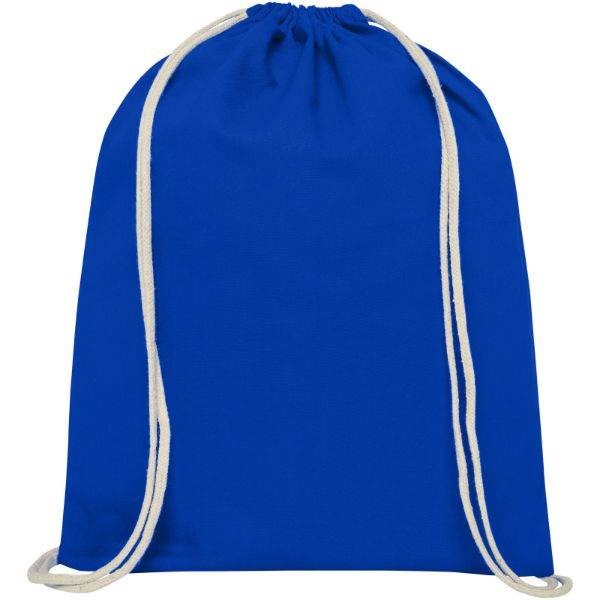 Obrázky: Stredne modrý ruksak z bavlny 140 g/m², Obrázok 12