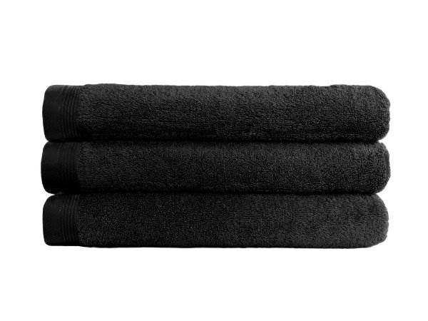 Obrázky: Čierny froté uterák ELITY, gramáž 400 g/m2
