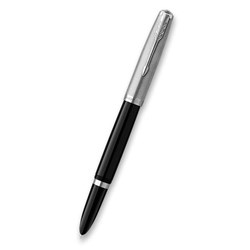 Obrázky: Parker 51 Black CT, plniace pero, hrot F