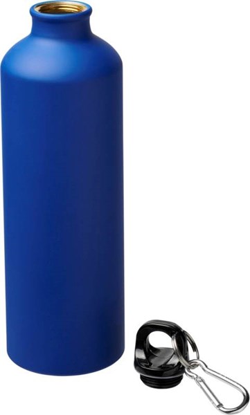 Obrázky: Matná hliníková fľaša s karabínou 770ml modrá, Obrázok 2