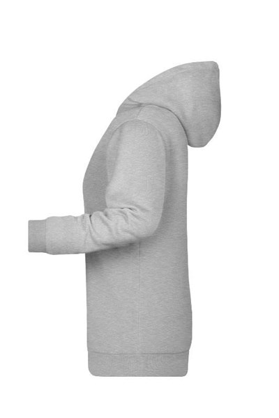 Obrázky: Dámska mikina s kapucňou J&N 280 šedý melír XL, Obrázok 3