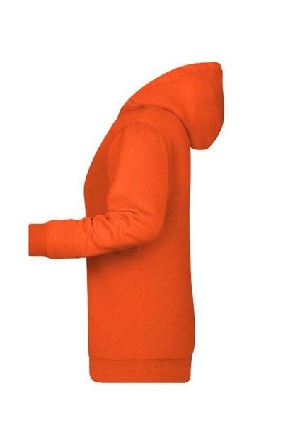 Obrázky: Dámska mikina s kapucňou J&N 280 oranžová S, Obrázok 3