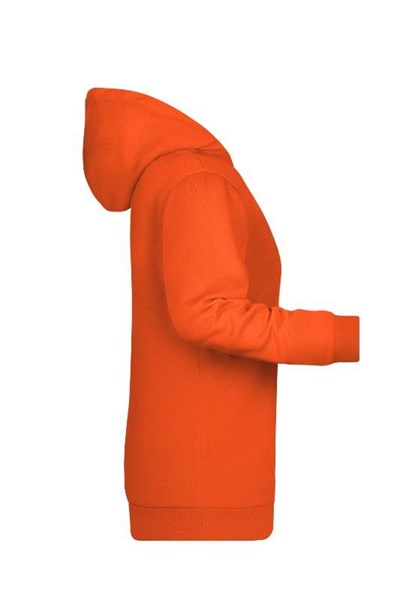 Obrázky: Dámska mikina s kapucňou J&N 280 oranžová XS, Obrázok 4