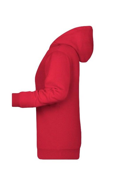 Obrázky: Dámska mikina s kapucňou J&N 280 červená XL, Obrázok 3