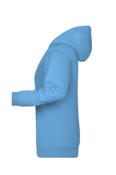 Obrázky: Dámska mikina s kapucňou J&N 280 nebesky modrá XL, Obrázok 3