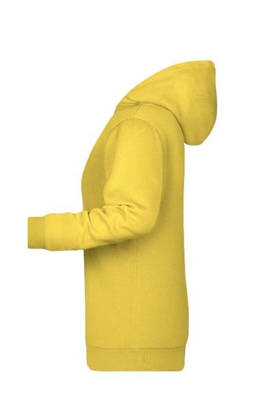 Obrázky: Dámska mikina s kapucňou J&N 280 žltá XL, Obrázok 3