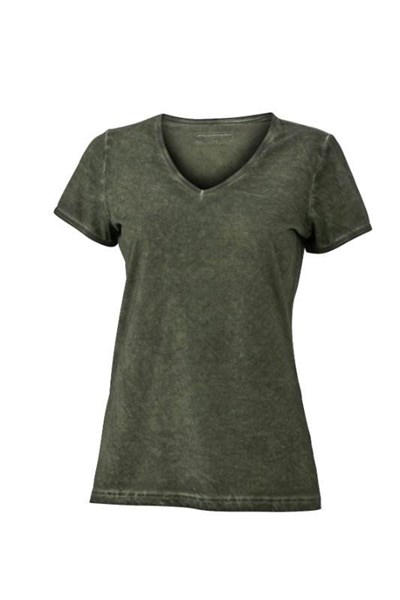Obrázky: Dámske tričko EFEKT J&N olivové XL, Obrázok 1