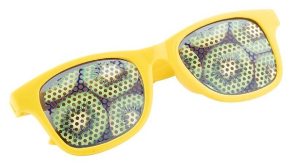 Obrázky: Detské slnečné okuliare s UV400 ochranou, žlté, Obrázok 4