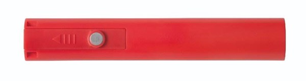 Obrázky: LED COB plast. pracovná baterka s magnetom,červená, Obrázok 3