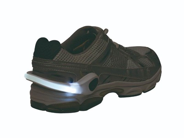 Obrázky: Biely klip na obuv s LED diódami, Obrázok 2