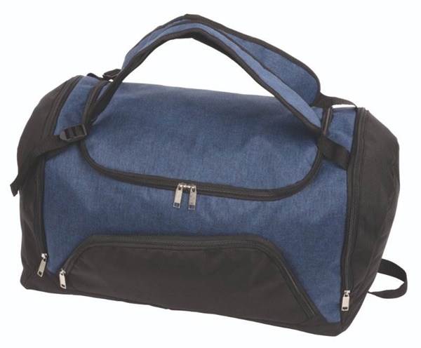 Obrázky: Sport. taška/ruksak,3vonkajšie vrecká, modrá, Obrázok 1