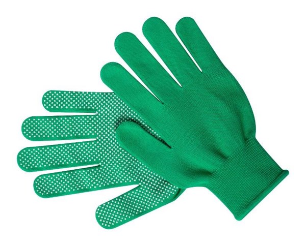 Obrázky: Pár elastických nylónových rukavic, zelené, Obrázok 1