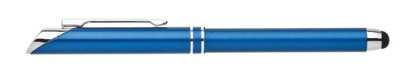 Obrázky: Hliníkový roller ROLY s MN a stylusom, modrý, Obrázok 1