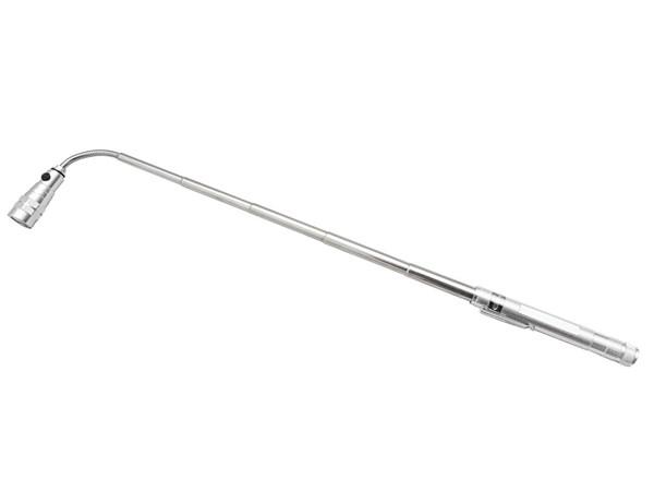 Obrázky: Teleskopická LED baterka Reflect,strieborná, Obrázok 4