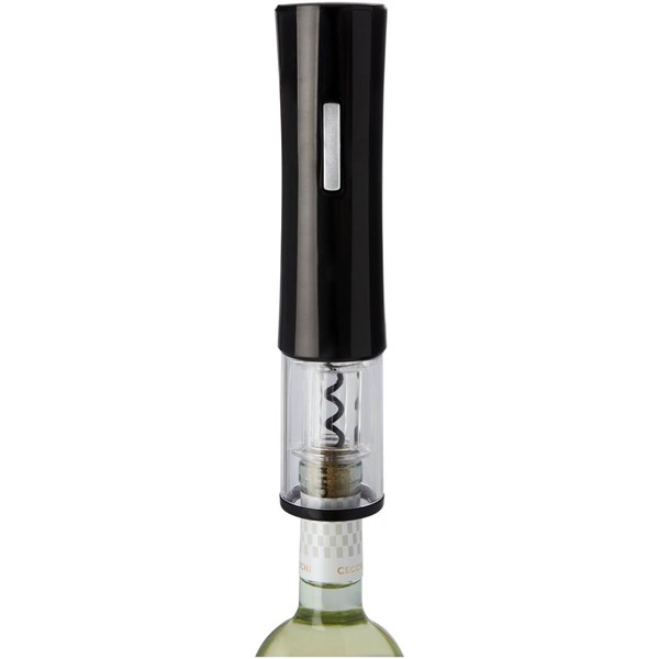 Obrázky: Čierny elektrický otvárač na víno z ABS plastu, Obrázok 4