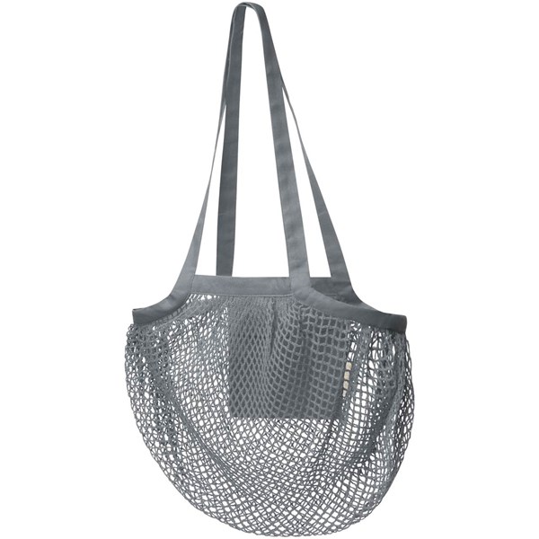Obrázky: Sieťovaná nákupná taška Pune šedá, Obrázok 1