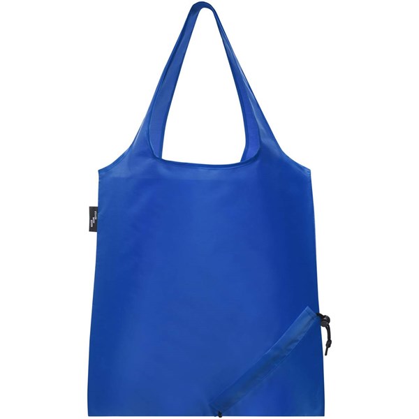 Obrázky: Skladacia nákupná taška z RPET Sabia svetlo-modrá, Obrázok 2