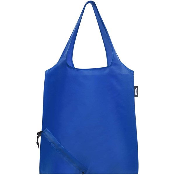 Obrázky: Skladacia nákupná taška z RPET Sabia svetlo-modrá, Obrázok 5
