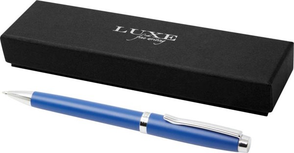 Obrázky: Modré kovové guličkové pero LUXE, Obrázok 1