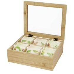 Obrázky: Bambusová krabica na čaj (až na 36 ks)