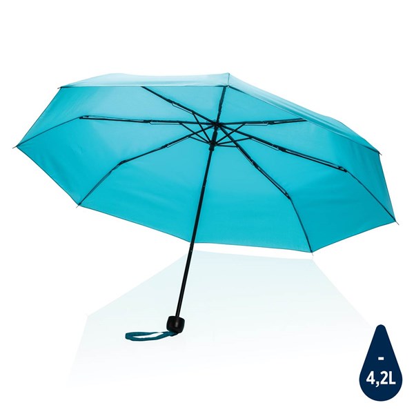 Obrázky: Modrý dáždnik Impact zo 190T RPET AWARE™