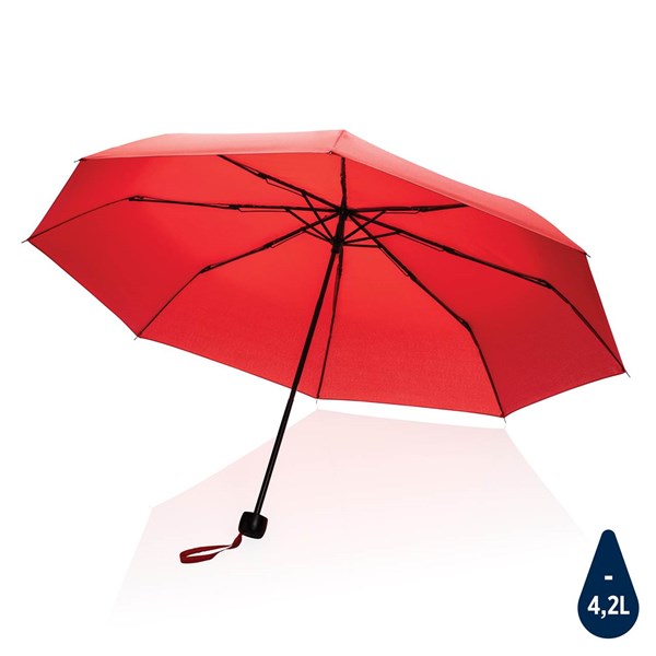 Obrázky: Červený dáždnik Impact zo 190T RPET AWARE™
