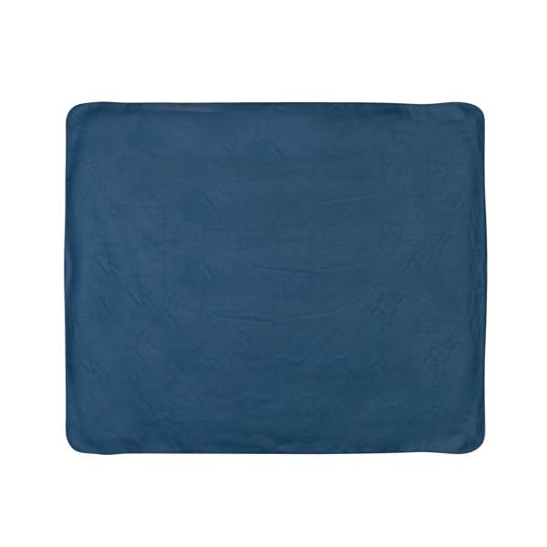 Obrázky: Modrá flísová deka v vrecku, Obrázok 2