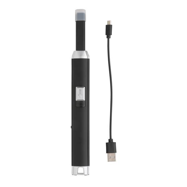 Obrázky: Čierny elektrický USB zapaľovač, Obrázok 3